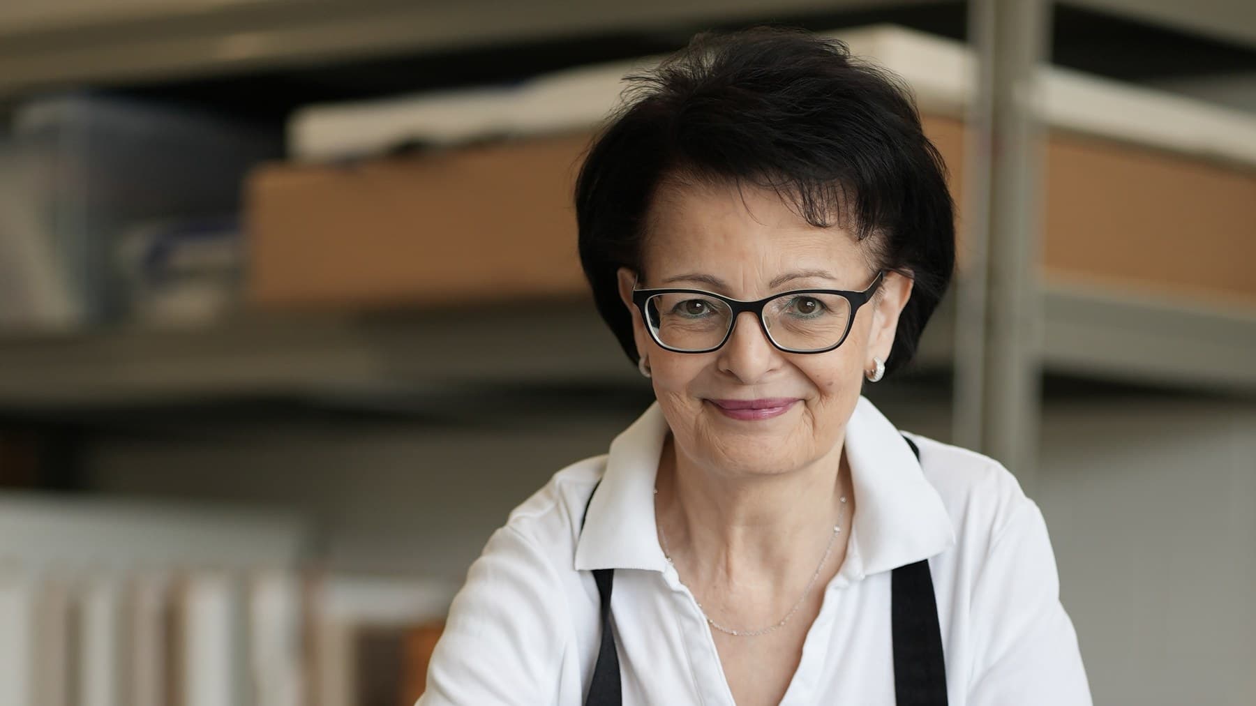 Isabella Laudenbacher in ihrem Atelier